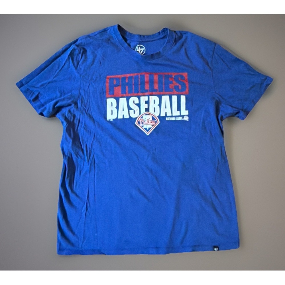 '47 Philadelphia Phillies Men Blue  T Shirt Size XL‎